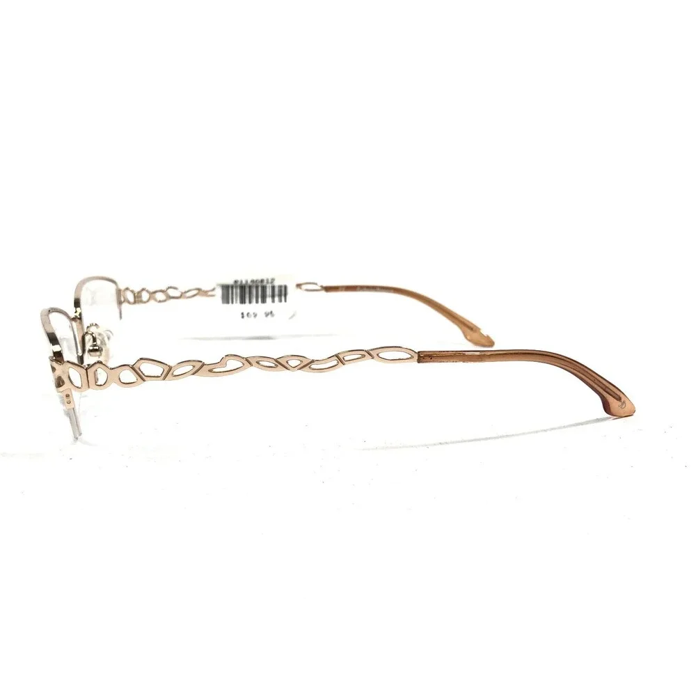 Catherine Deneuve CD-246 GLD Eyeglasses Frames Gold Oval Half Rim 52-17-140
